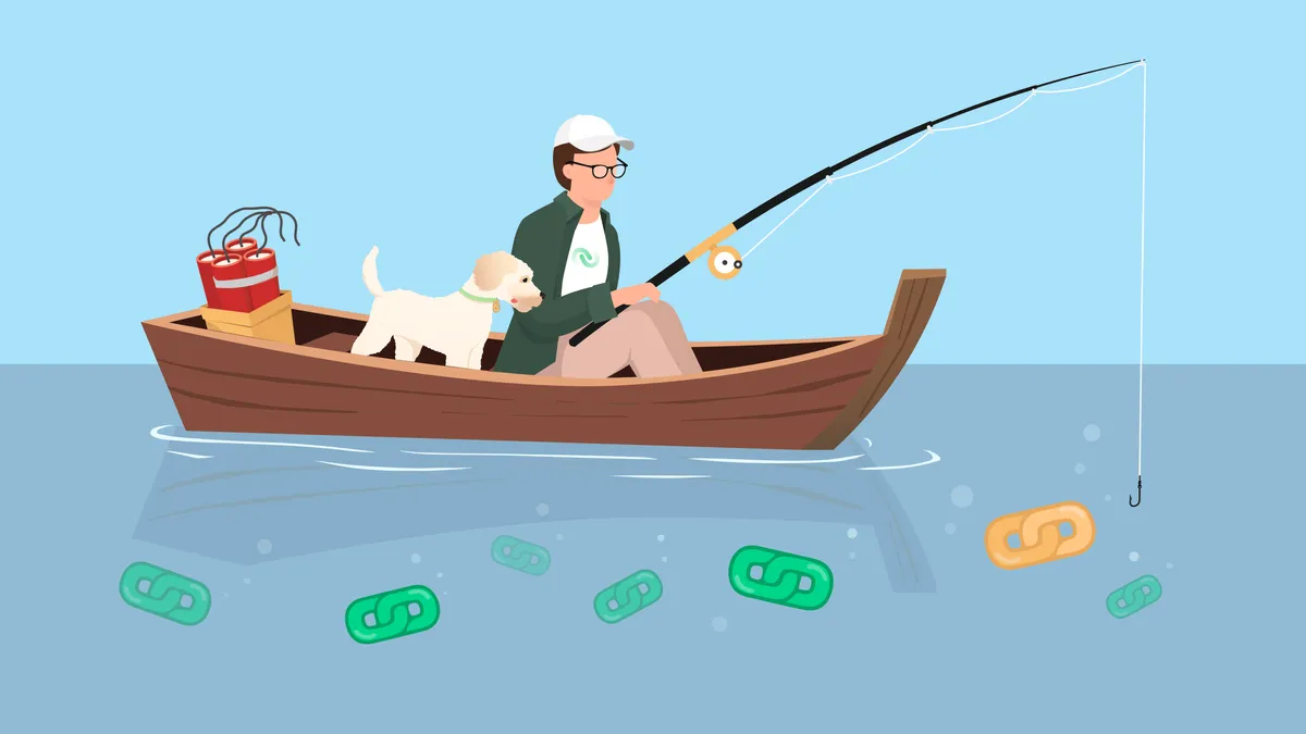 Fishing Links with Dynamite blue