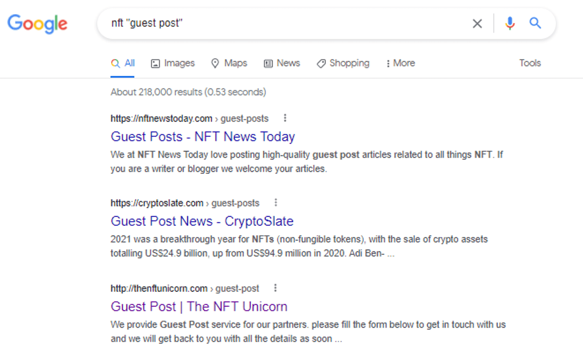 guest post prospecting