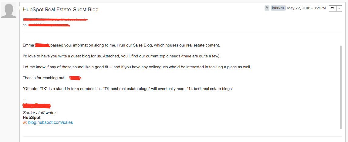 hubspot reply email