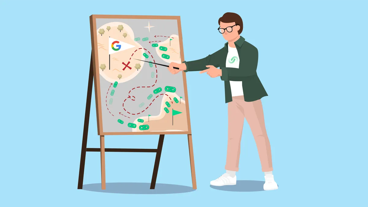 Link Building Battle Plan blue
