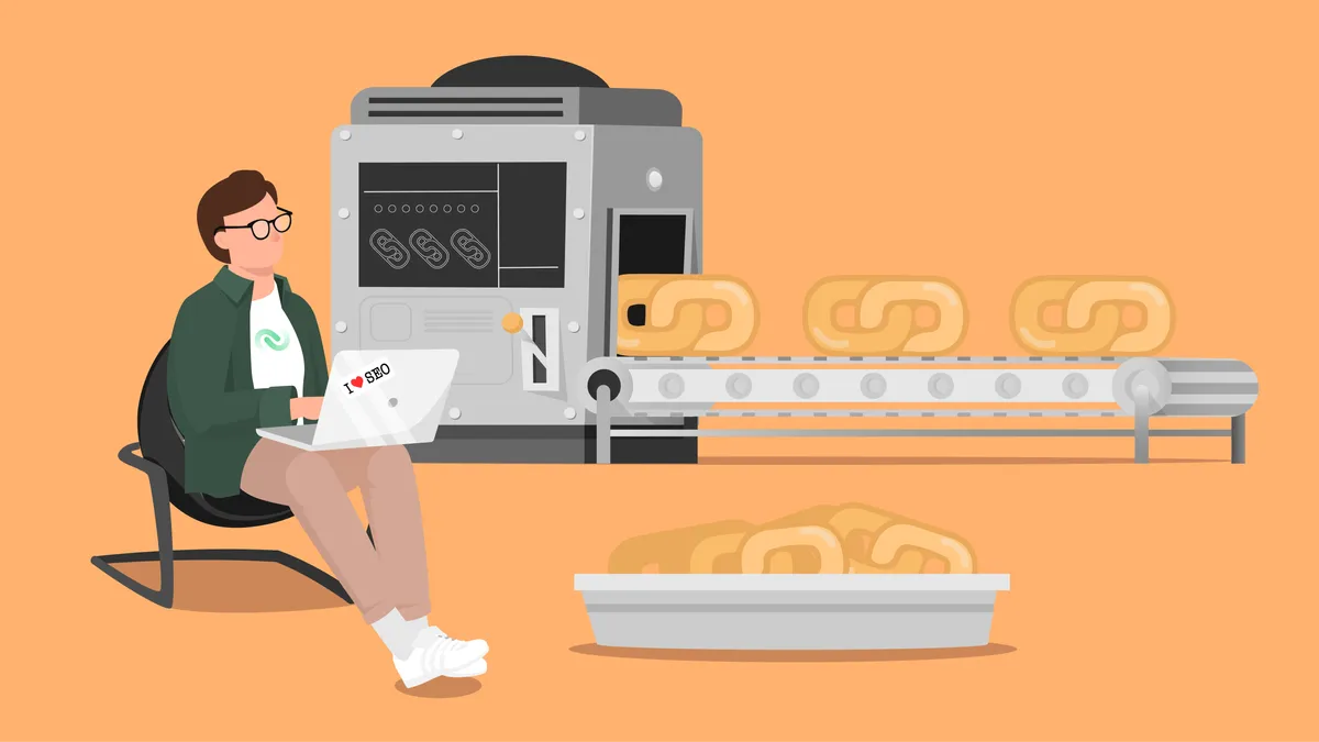 Link Building Machine orange