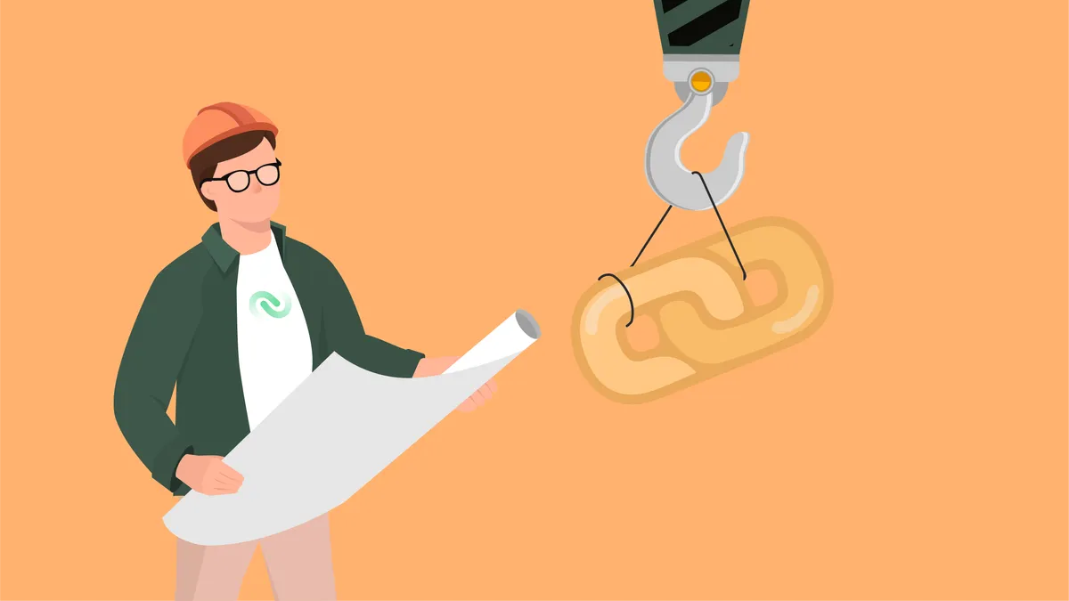 Link Building Strategy orange