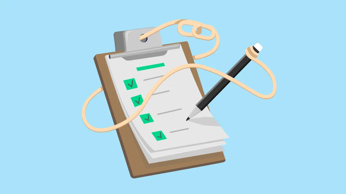 Link Checklist blue